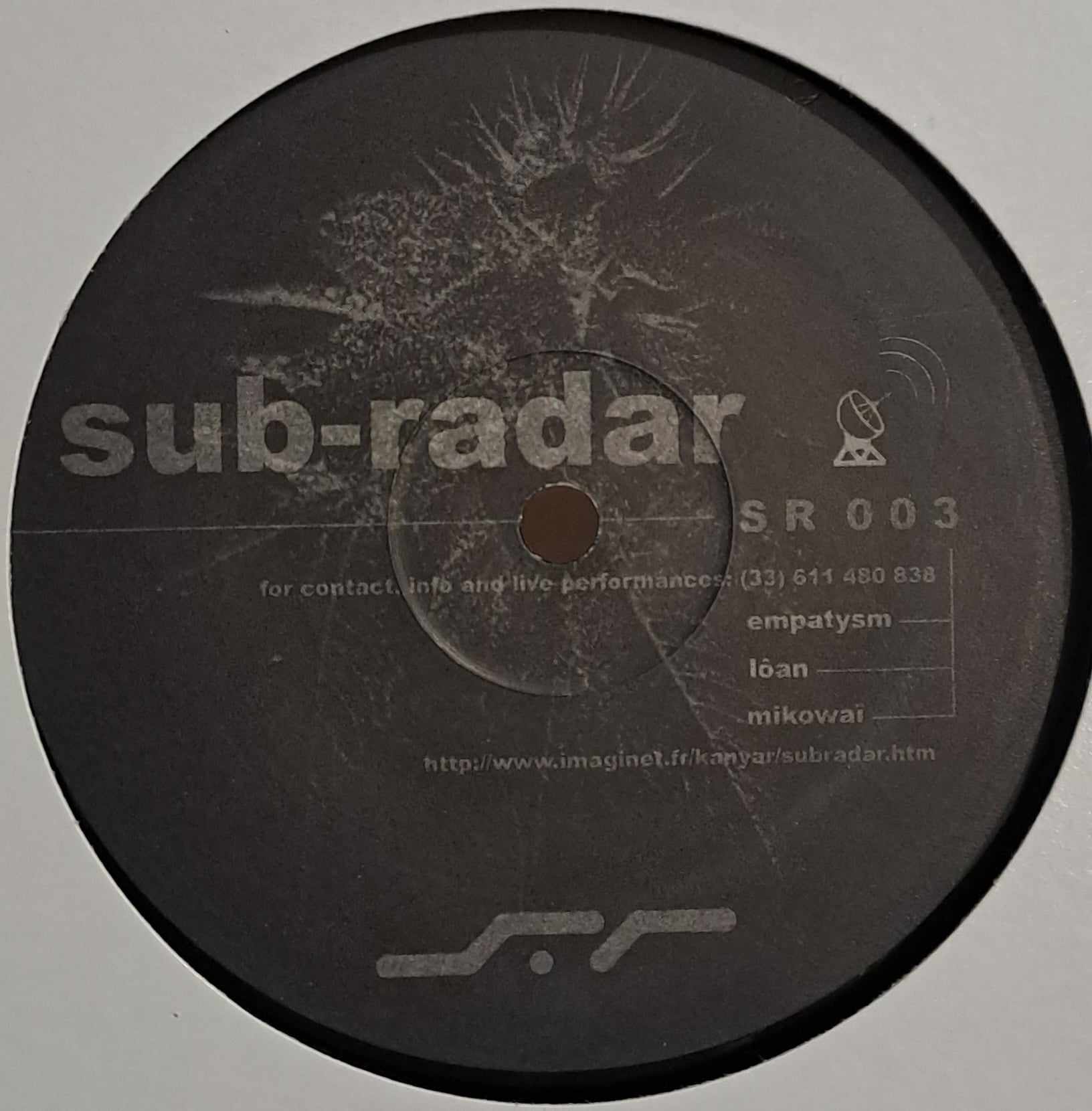 Sub-Radar Records 03 - vinyle freetekno